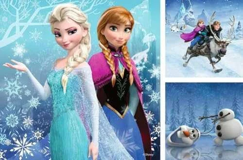 Ravensburger Dėlionė 3x49 vnt. - Frozen: Žiemos nuotykiai
