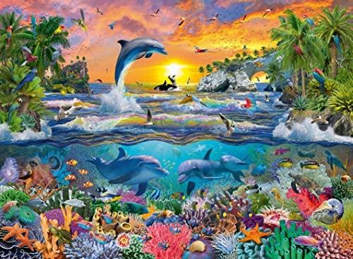Ravensburger Dėlionė 100 vnt. - Delfinai