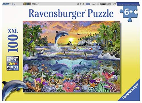 Ravensburger Dėlionė 100 vnt. - Delfinai