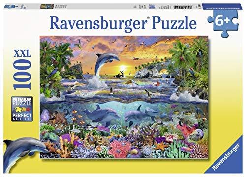 Ravensburger Dėlionė 100 vnt. - Delfinai