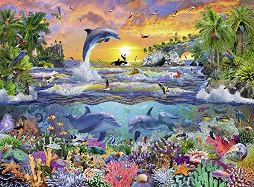 Ravensburger Dėlionė 100 vnt. - Delfinai