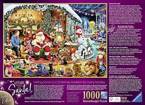 Ravensburger kalėdinė dėlionė Aplankykime Kalėdų Senelį, 1000 detalių