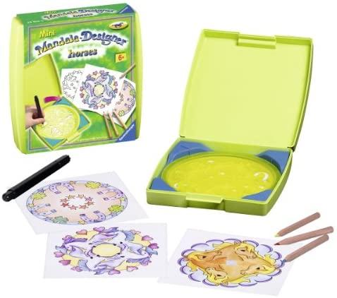 Ravensburger kūrybinis rinkinys „Mini Mandala-Designer: Žirgai“, nuo 6 m.
