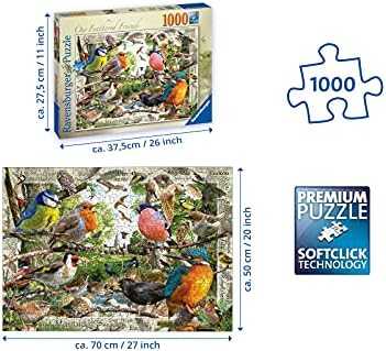 Ravensburger Dėlionė 1000 vnt. - Paukščiai