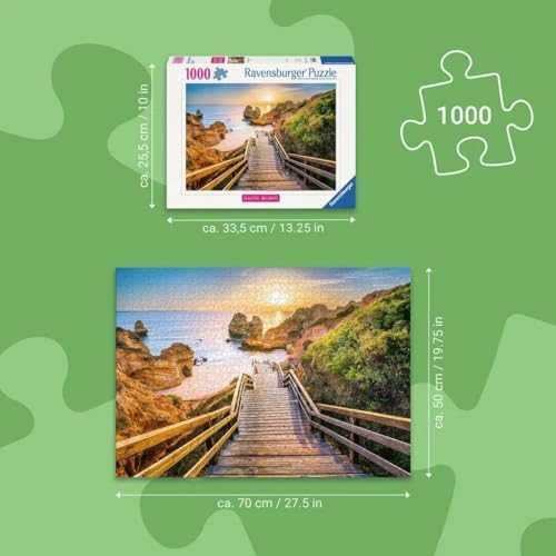 Ravensburger Dėlionė 1000 vnt. - Laiptai į paplūdimį