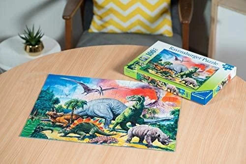 Ravensburger Dėlionė 100 vnt. - Dinozaurai