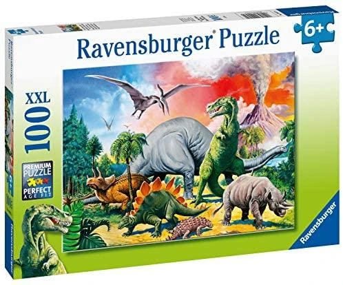 Ravensburger Dėlionė 100 vnt. - Dinozaurai