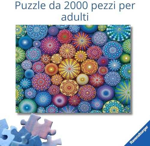 Ravensburger Dėlionė 2000 vnt. - Spalvotos mandalos
