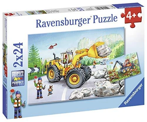 Ravensburger Dėlionė 2x24 vnt. - Traktoriai