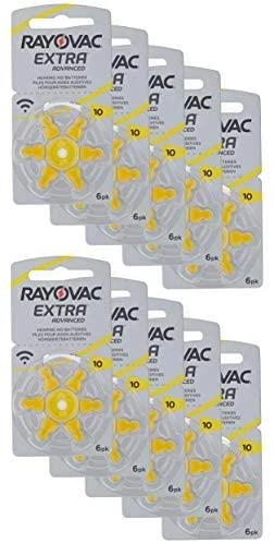 Rayovac Extra elementai klausos aparatams PR70 10, 6 vnt.