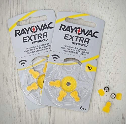 Rayovac Extra elementai klausos aparatams PR70 10, 6 vnt.
