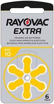 Rayovac Extra elementai klausos aparatams PR70 10, 6 vnt.