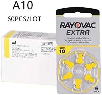 Rayovac Extra elementai klausos aparatams PR70 10, 6 vnt.