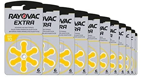 Rayovac Extra elementai klausos aparatams PR70 10, 6 vnt.