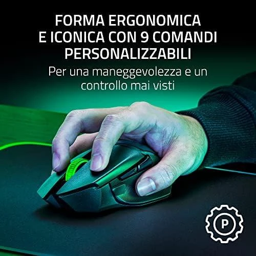 Belaidė žaidimų pelė Razer Basilisk V3 X HyperSpeed, juoda