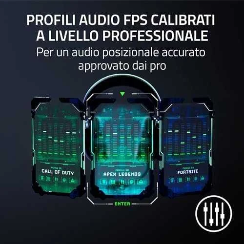 Razer Ausinės Žaidimams | BlackShark V2 Pro skirta PlayStation | Belaidės | Over-Ear | Mikrofonas | Noise canceling | Juodas