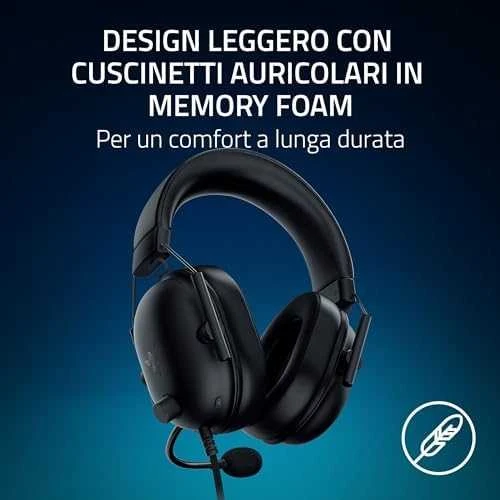 Razer Ausinės Žaidimams | BlackShark V2 X (PlayStation Licensed) | su laidu | Over-Ear | Mikrofonas | Juodas