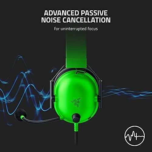 Esports Žaidimų Ausinės Razer BlackShark V2 X, Žalios
