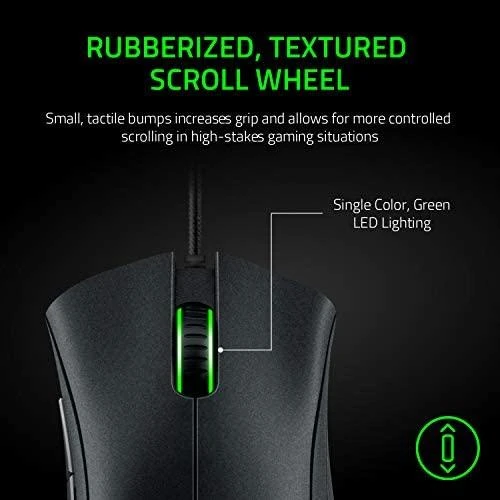Pelė RAZER DeathAdder Essential RZ01-02540100-R3C1 (Optinė, 6400 DPI, juodos spalvos)
