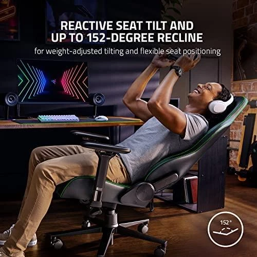 Komfortiška Žaidimų kėdė Razer Enki Gaming Chair, Juoda-žalia