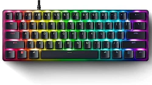 60% Mechaninė Žaidimų klaviatūra Razer Huntsman Mini, Red Switch, US išdėstymas