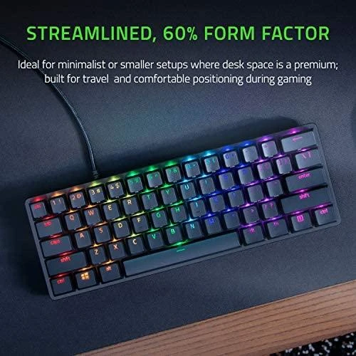 60% Mechaninė Žaidimų klaviatūra Razer Huntsman Mini, Red Switch, US išdėstymas