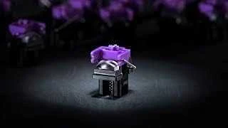 Razer Huntsman Mini Laidinė žaidimų klaviatūra RGB LED, USB, DE, Clicky Optical Violetinė Switch, Juoda