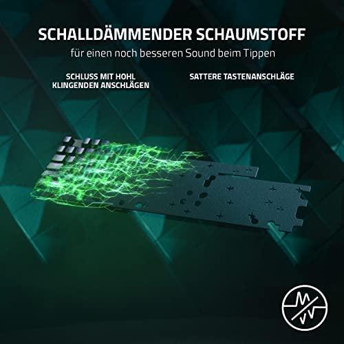 Razer Huntsman V2 Laidinė žaidimų klaviatūra RGB LED, USB, DE, Clicky Optical Violetinė Switch, Juoda