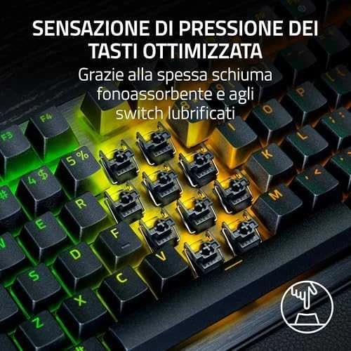 Razer Huntsman V3 Pro Tenkeyless 8KHz | Klaviatūra žaidimams | su laidu | US | Razer Analog Optical Switch Gen-2 | Juodas