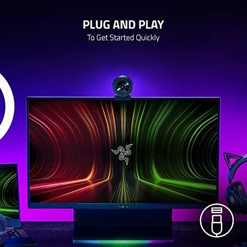 Internetinė kamera Razer Kiyo X Webcam/ FHD (1920 x 1080)/ 2.1 Megapixel