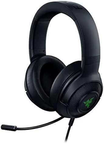 Žaidimų Ausinės Razer Kraken V3 HyperSense, USB jungtis, Chroma RGB, Juodos