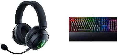 Belaidės Žaidimų ausinės Razer Kraken V3 Pro, Juodos