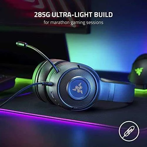 Razer Kraken V3 X žaidimų ausinės su laidu, USB Type-A Juodos