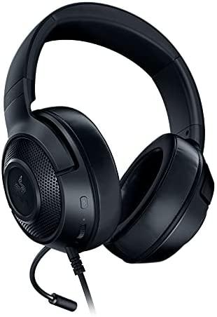 Žaidimų Ausinės Razer Kraken X, su mikrofonu, 3.5mm jungtis, juodos |  Varle.lt
