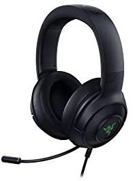Žaidimų Ausinės Razer Kraken X USB, su žaliu pašvietimu, su mikrofonu |  Varle.lt