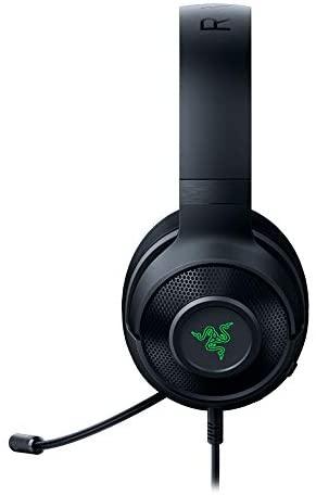 Žaidimų Ausinės Razer Kraken X USB, su žaliu pašvietimu, su mikrofonu |  Varle.lt