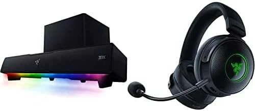 Kompiuterio kolonėlės Razer | Gaming Soundbar | Leviathan V2 | Bluetooth | Belaidė jungtis | Juodas