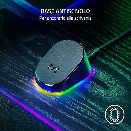 Razer | Pelė Dock Pro + Wireless Charging Puck Bundle | Wireless | USB | Juodas | Yes