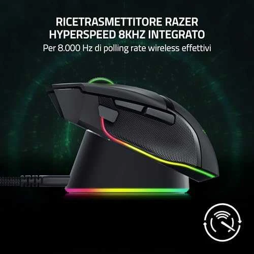 Razer | Pelė Dock Pro + Wireless Charging Puck Bundle | Wireless | USB | Juodas | Yes