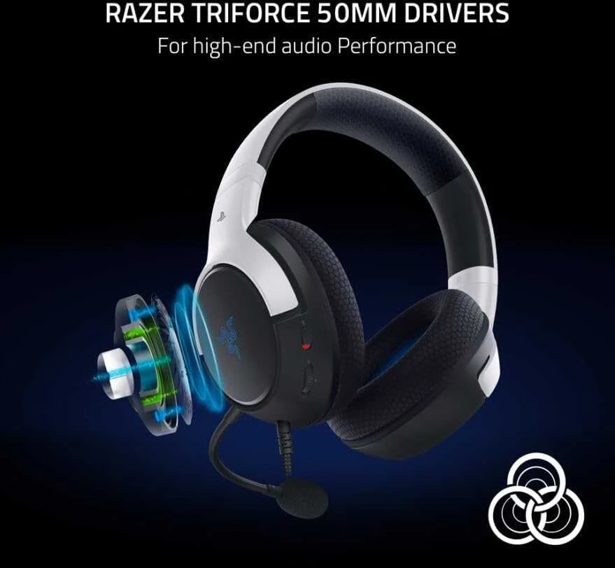 Razer | Ausinės Žaidimams skirta Playstation 5 | Kaira X | su laidu | Over-Ear