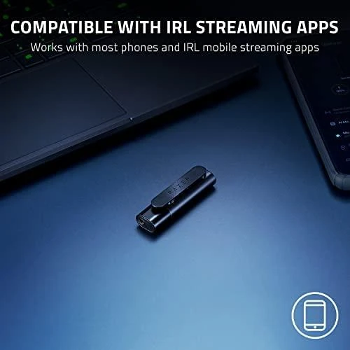 Razer Seiren BT mikrofonas, skirtas mobiliesiems srautams, Bluetooth, Juodas, belaidis | Razer | Mobilusis transliacijos mikrofonas | Seiren BT | Bluetooth | Juodas | Bevielis