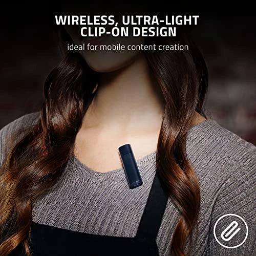 Razer Seiren BT mikrofonas, skirtas mobiliesiems srautams, Bluetooth, Juodas, belaidis | Razer | Mobilusis transliacijos mikrofonas | Seiren BT | Bluetooth | Juodas | Bevielis