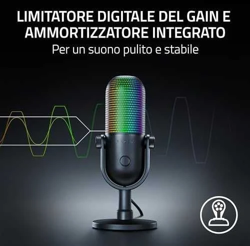 Razer | Srautinio perdavimo mikrofonas | Seiren V3 | Chroma | Laidinis