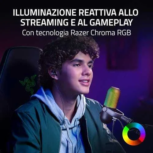 Razer | Srautinio perdavimo mikrofonas | Seiren V3 | Chroma | Laidinis