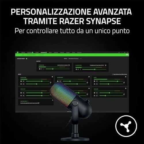 Razer | Srautinio perdavimo mikrofonas | Seiren V3 | Chroma | Laidinis