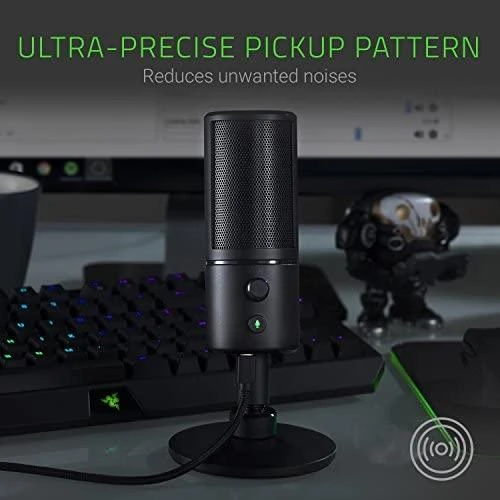 Razer | Seiren X | N/A | Laidinis | Kardioidinio kondensatoriaus mikrofono PS4 versija