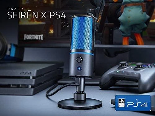 Razer | Seiren X | N/A | Laidinis | Kardioidinio kondensatoriaus mikrofono PS4 versija