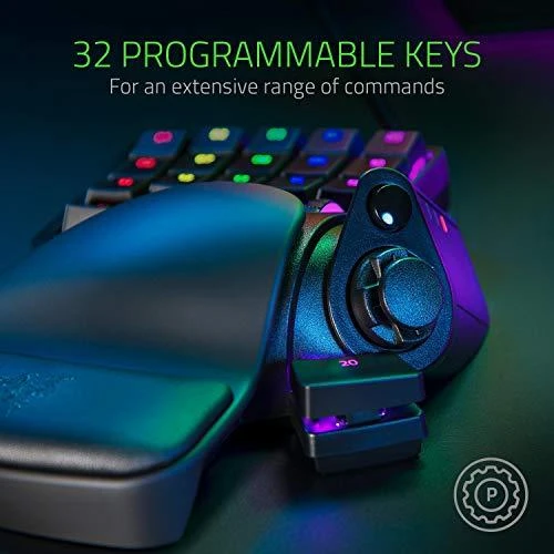 Žaidimų klaviatūra Razer Tartarus Pro, Juoda