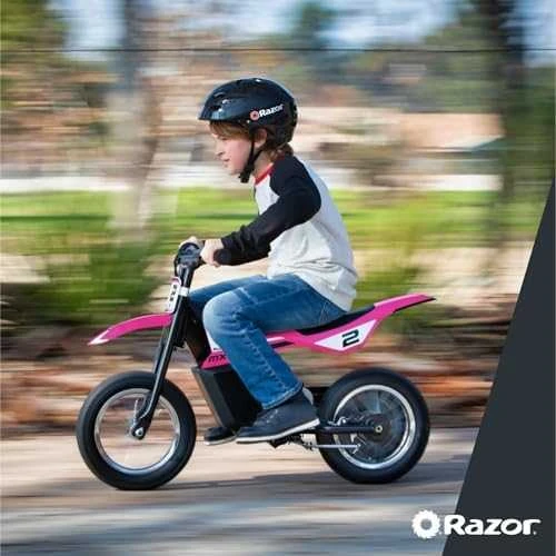 Visureigis motociklas Razor Dirt Rocket MX125, rožinis