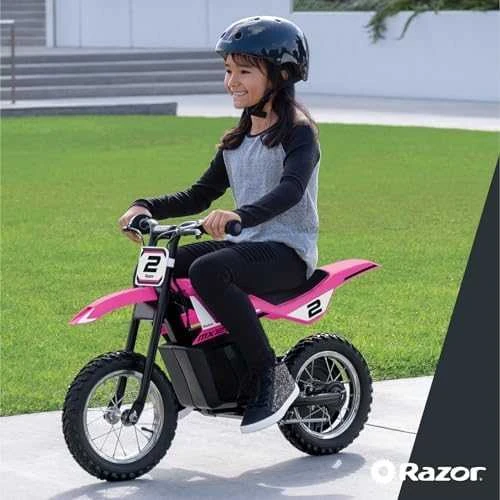 Visureigis motociklas Razor Dirt Rocket MX125, rožinis